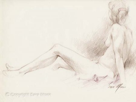 Nude Sketch No.4 by Sara Moon