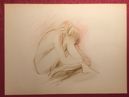 Nude Sketch No.5 by Sara Moon