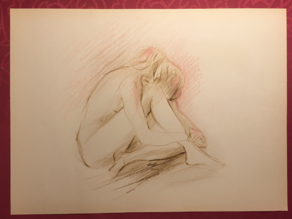 Nude Sketch No.5 by Sara Moon