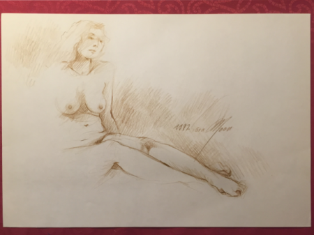 Nude Sketch 1982 by Sara Moon