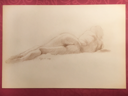 Nude Sketch 1980 by Sara Moon