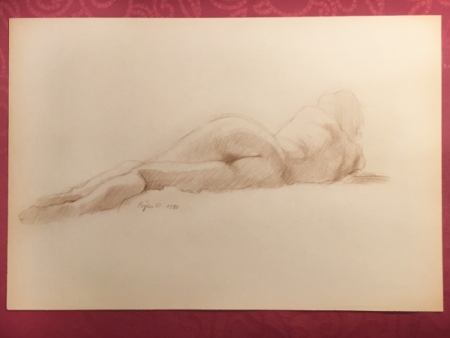 Nude Sketch 1980 by Sara Moon
