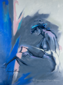 Blue Nude l Prints at RedBubble