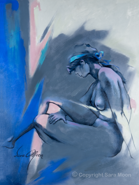 'Blue Nude ll' by Sara Moon