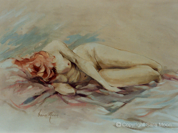 'Sleeping Nude' by Sara Moon