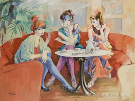 Café Chat by Sara Moon