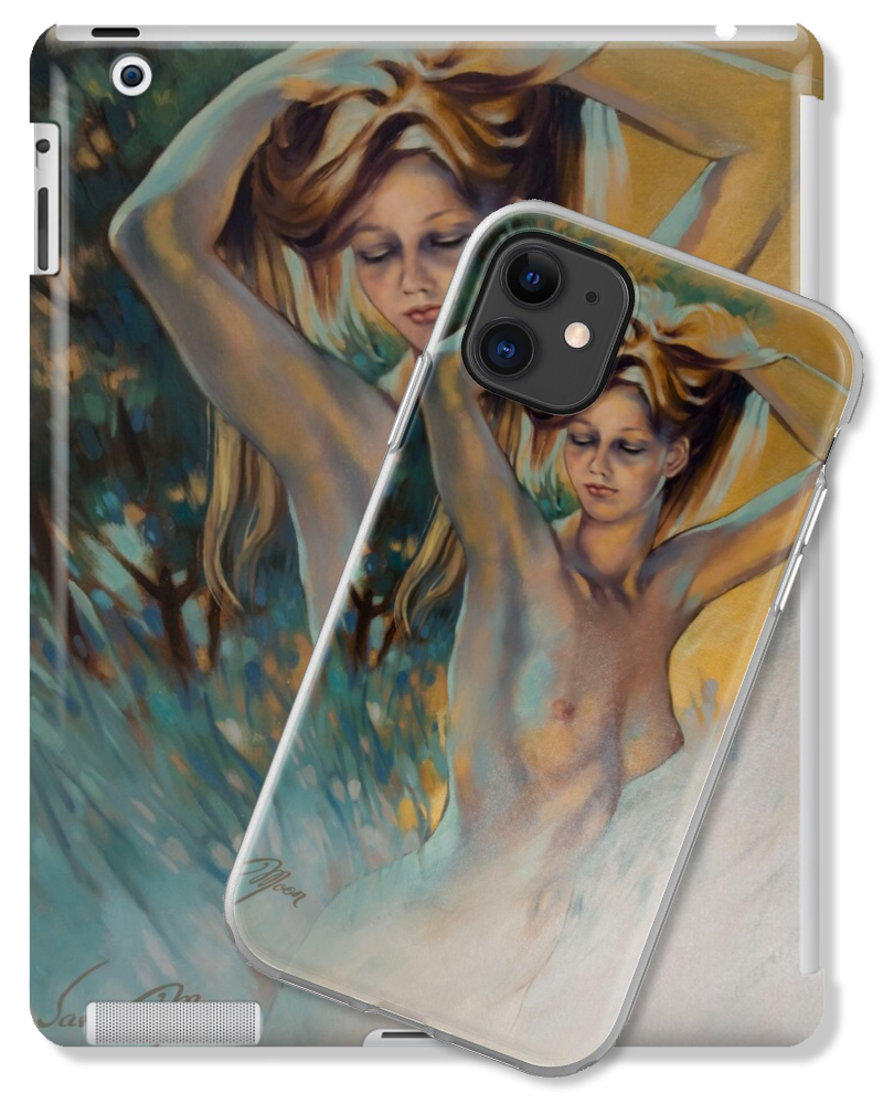 'Woodland Nymph' Tablet & Phone Skins by Sara Moon