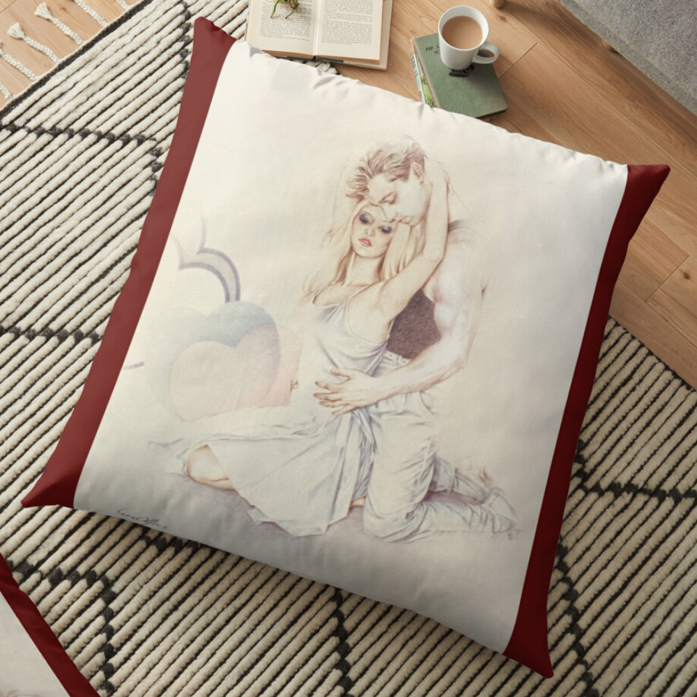 'Affection' Pillow by Sara Moon