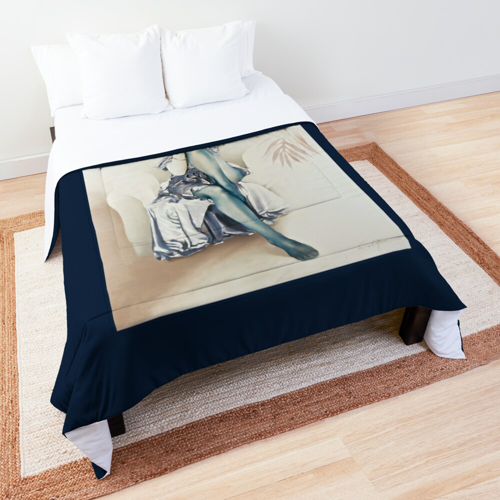 'Blue Ice' Comforter by Sara Moon