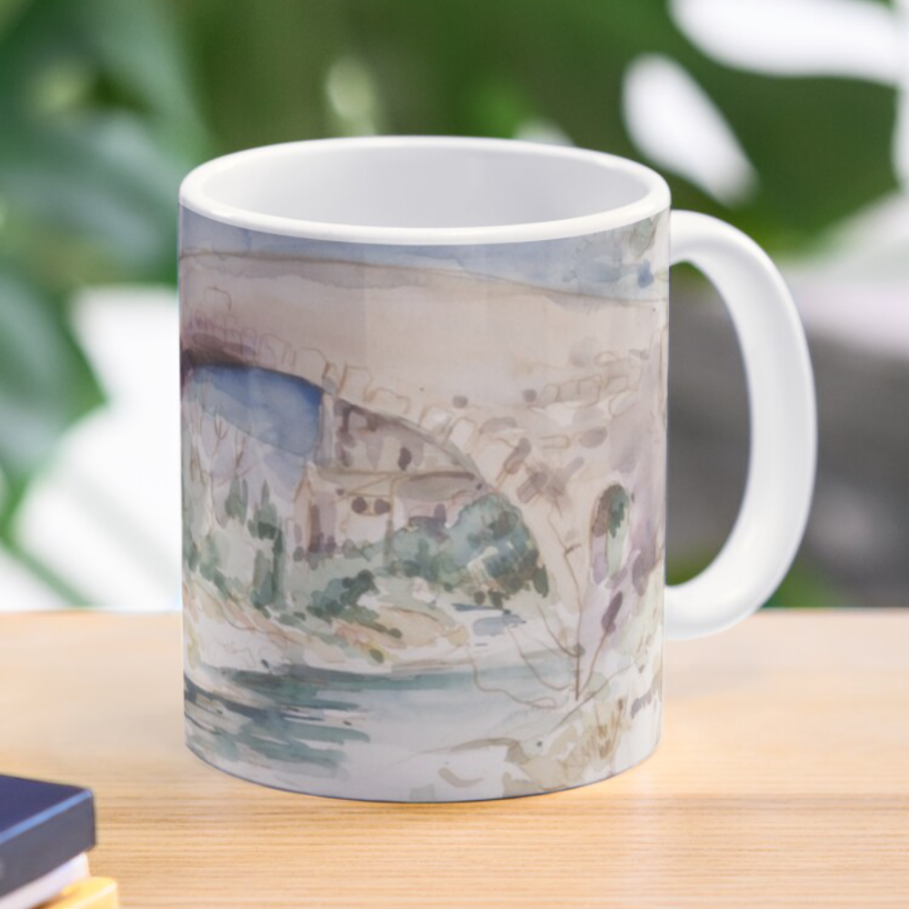 "By The Riverside' Mug by Bijan D.