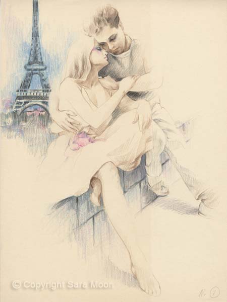Parisian Dream Sketch by Sara Moon