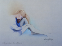 Sara Blue available to you now at The Art of Sara Moon Website